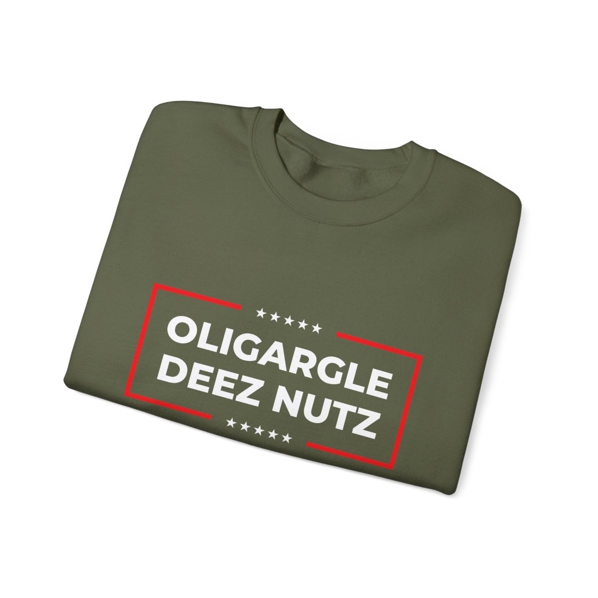 Free Oppression - Sweatshirt - Oligargle Deez Nutz – Anti - Oligarchy Satire Sweatshirt