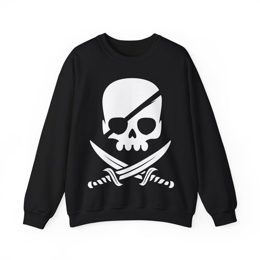 Free Oppression - Sweatshirt - Pirate Skull – Anti - Authoritarian Symbol Sweatshirt