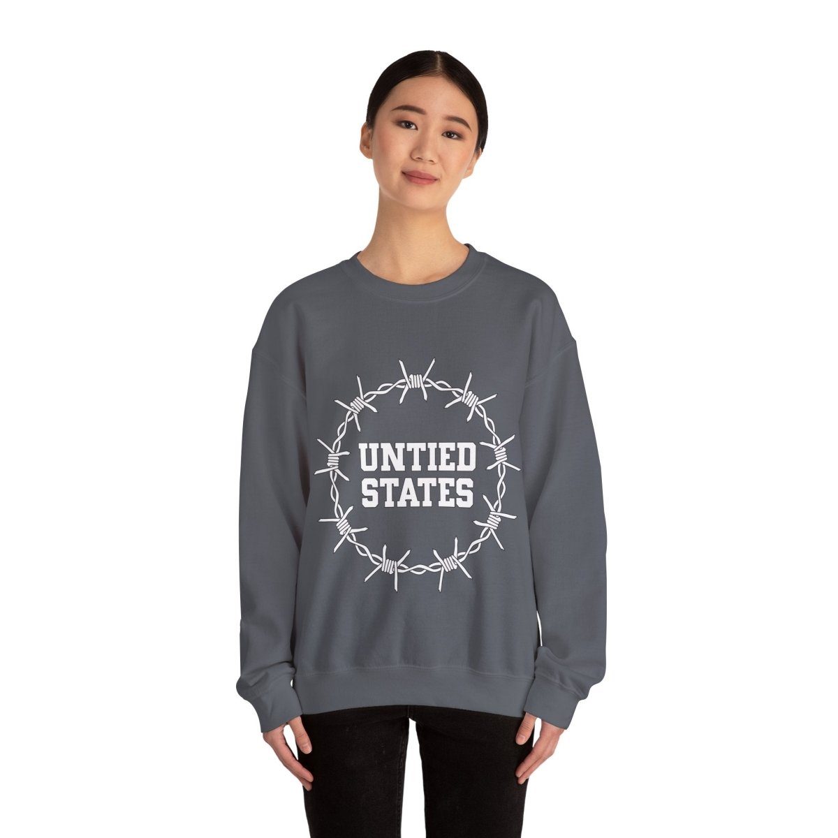 Free Oppression - Sweatshirt - Untied States Democracy Emblem – Pro - Democracy Sweatshirt
