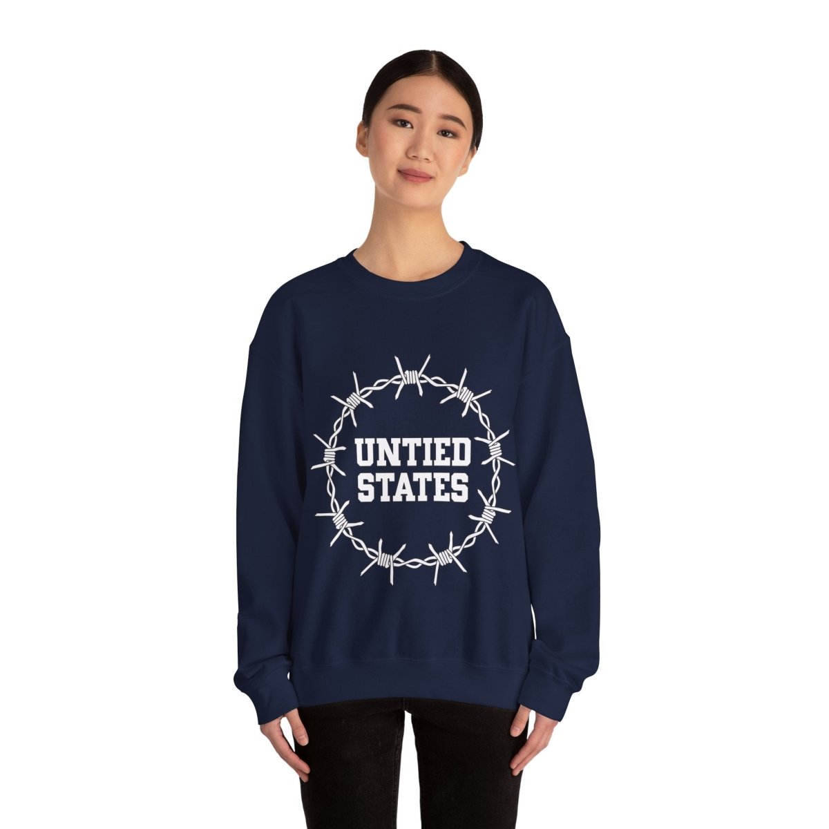 Free Oppression - Sweatshirt - Untied States Democracy Emblem – Pro - Democracy Sweatshirt