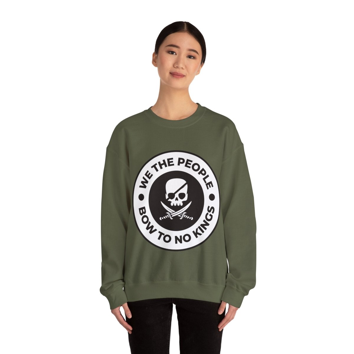 Free Oppression - Sweatshirt - We The People Bow To No Kings — Pro - Democracy Anti - Authoritarian Sweatshirt