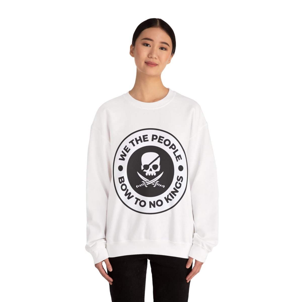 Free Oppression - Sweatshirt - We The People Bow To No Kings — Pro - Democracy Anti - Authoritarian Sweatshirt