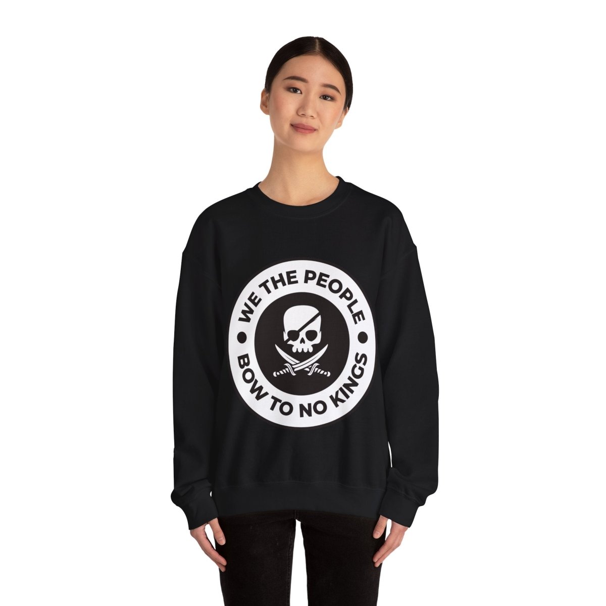 Free Oppression - Sweatshirt - We The People Bow To No Kings — Pro - Democracy Anti - Authoritarian Sweatshirt