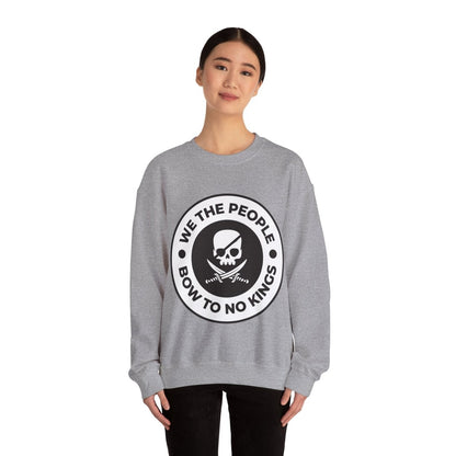 Free Oppression - Sweatshirt - We The People Bow To No Kings — Pro - Democracy Anti - Authoritarian Sweatshirt