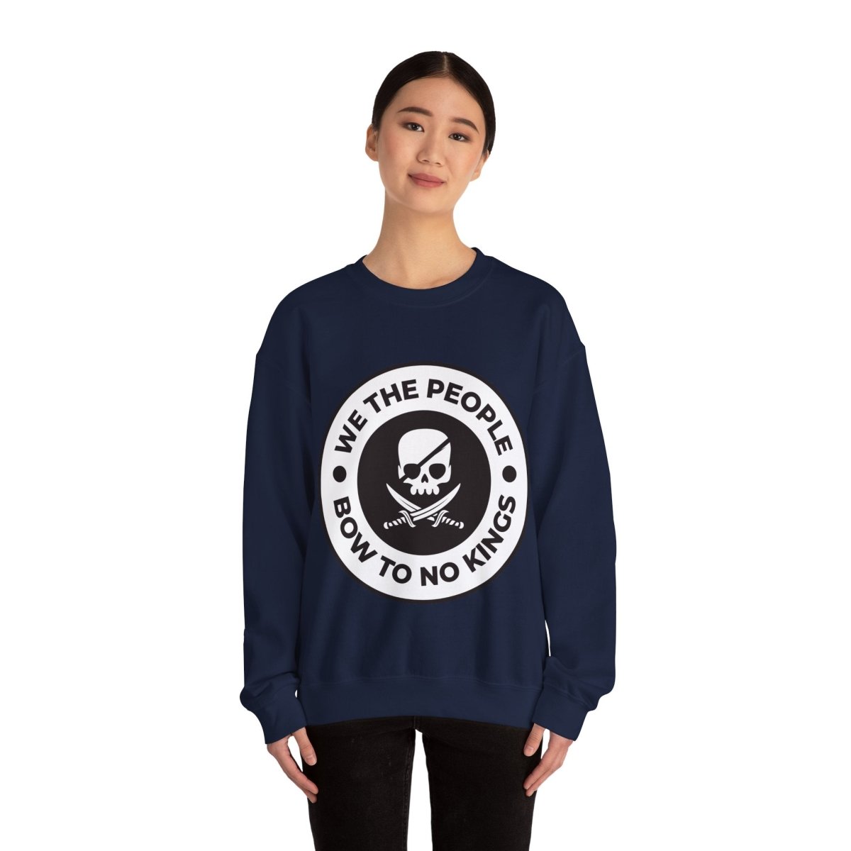 Free Oppression - Sweatshirt - We The People Bow To No Kings — Pro - Democracy Anti - Authoritarian Sweatshirt