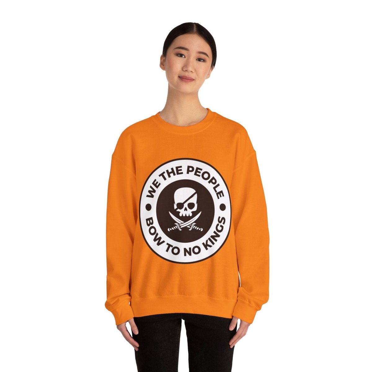 Free Oppression - Sweatshirt - We The People Bow To No Kings — Pro - Democracy Anti - Authoritarian Sweatshirt