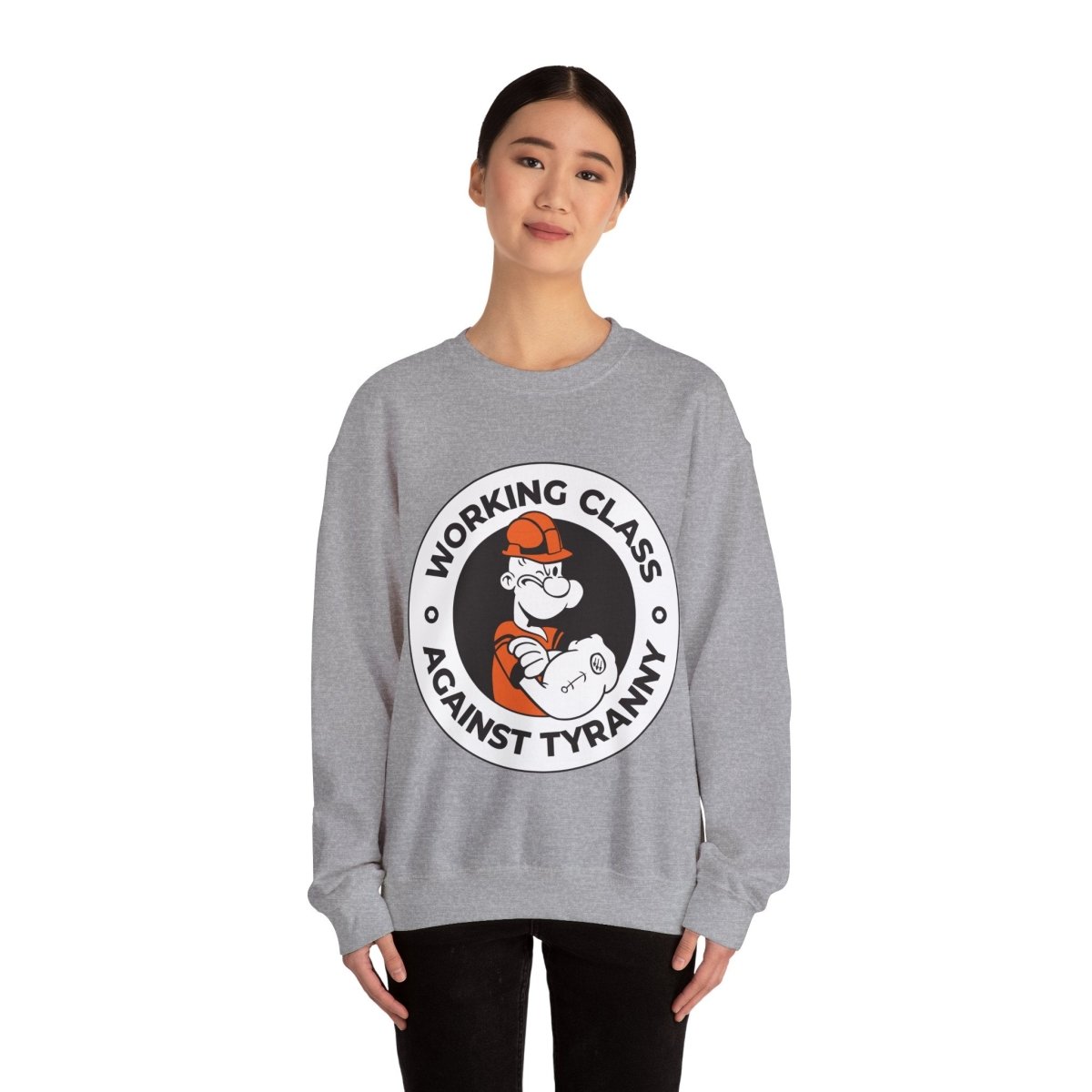 Free Oppression - Sweatshirt - Working Class Against Tyranny — Union Labor Solidarity Sweatshirt