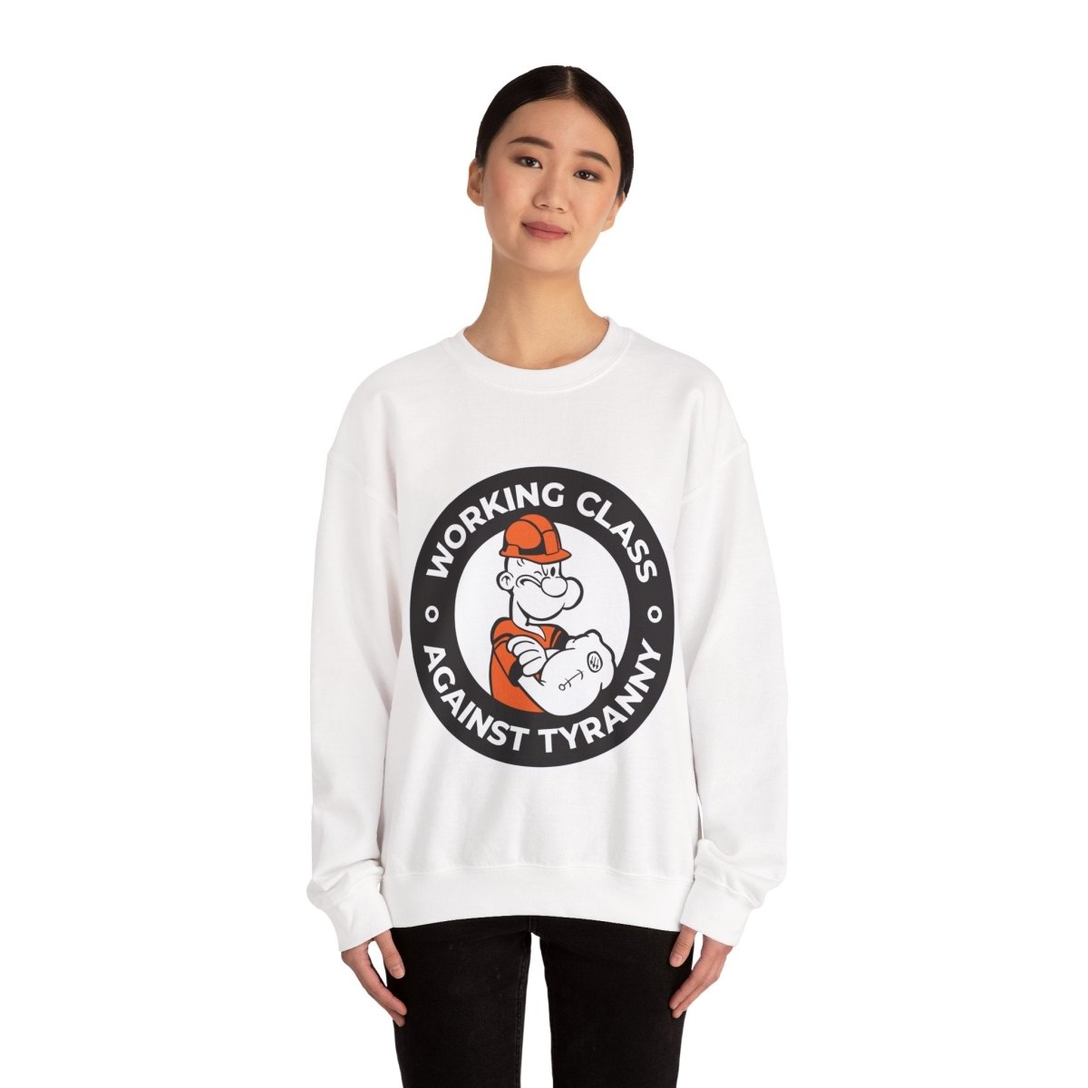 Free Oppression - Sweatshirt - Working Class Against Tyranny — Union Labor Solidarity Sweatshirt