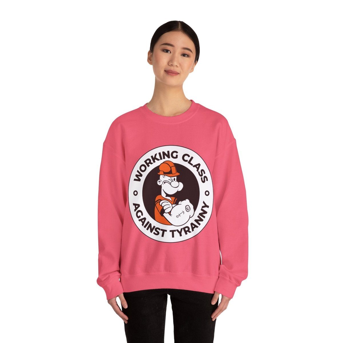 Free Oppression - Sweatshirt - Working Class Against Tyranny — Union Labor Solidarity Sweatshirt