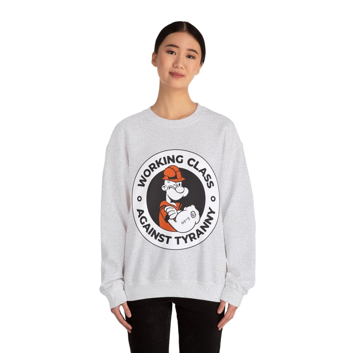 Free Oppression - Sweatshirt - Working Class Against Tyranny — Union Labor Solidarity Sweatshirt
