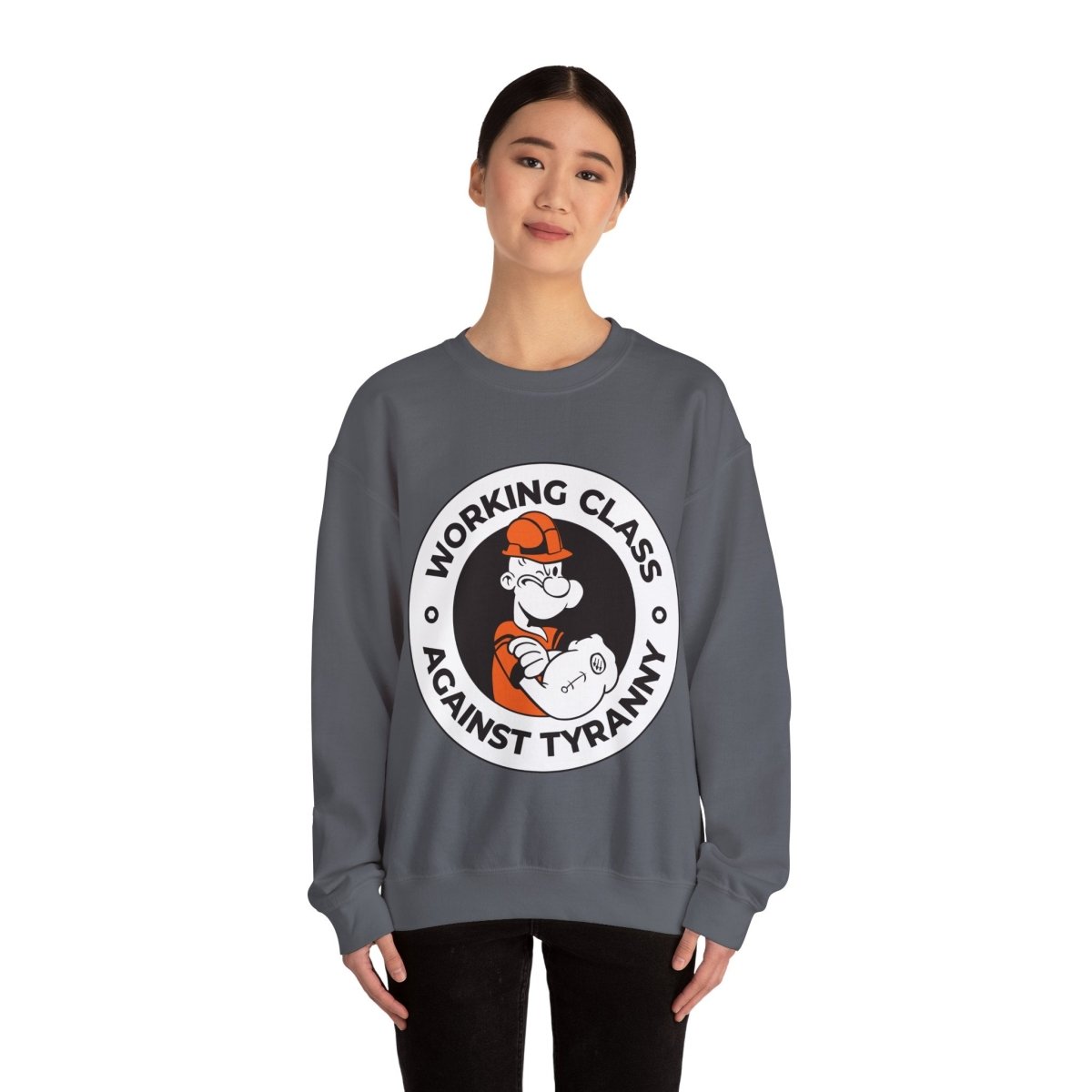 Free Oppression - Sweatshirt - Working Class Against Tyranny — Union Labor Solidarity Sweatshirt