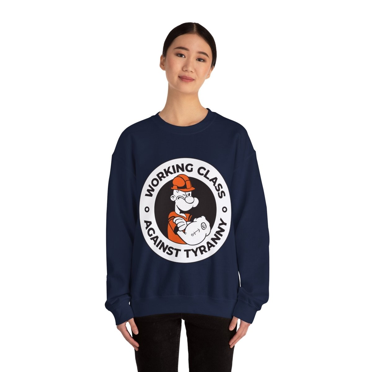 Free Oppression - Sweatshirt - Working Class Against Tyranny — Union Labor Solidarity Sweatshirt