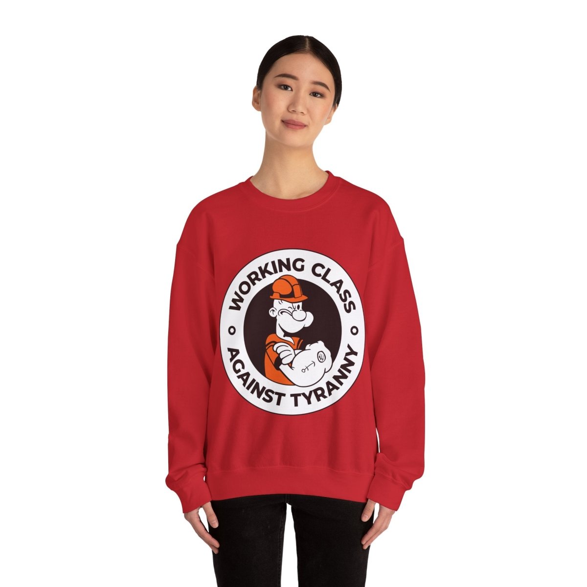 Free Oppression - Sweatshirt - Working Class Against Tyranny — Union Labor Solidarity Sweatshirt