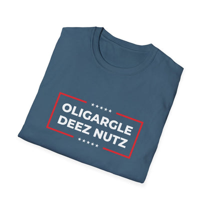 Free Oppression - T-Shirt - Oligargle Deez Nutz – Anti - Oligarchy T-Shirt