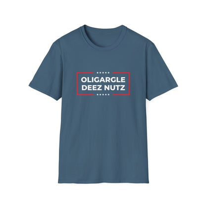 Free Oppression - T-Shirt - Oligargle Deez Nutz – Anti - Oligarchy T-Shirt