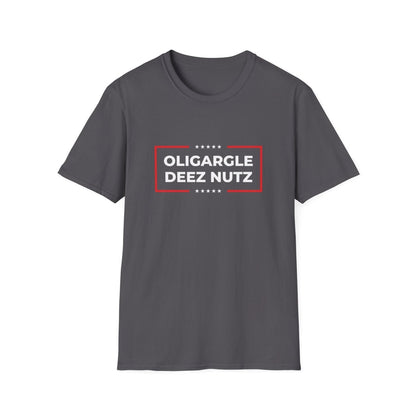 Free Oppression - T-Shirt - Oligargle Deez Nutz – Anti - Oligarchy T-Shirt