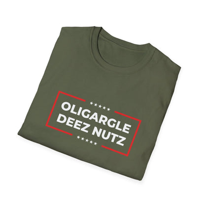 Free Oppression - T-Shirt - Oligargle Deez Nutz – Anti - Oligarchy T-Shirt