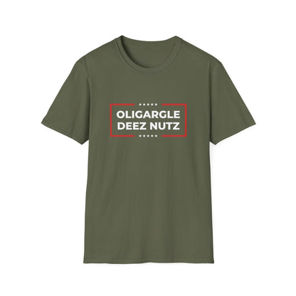 Free Oppression - T-Shirt - Oligargle Deez Nutz – Anti - Oligarchy T-Shirt