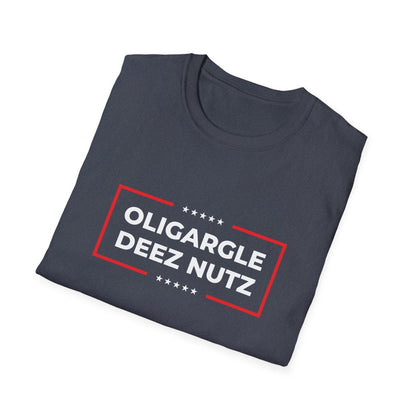 Free Oppression - T-Shirt - Oligargle Deez Nutz – Anti - Oligarchy T-Shirt