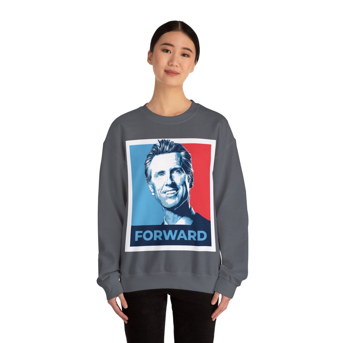Free Oppression - Sweatshirt - Gavin Newsom – Forward for Democracy Sweatshirt