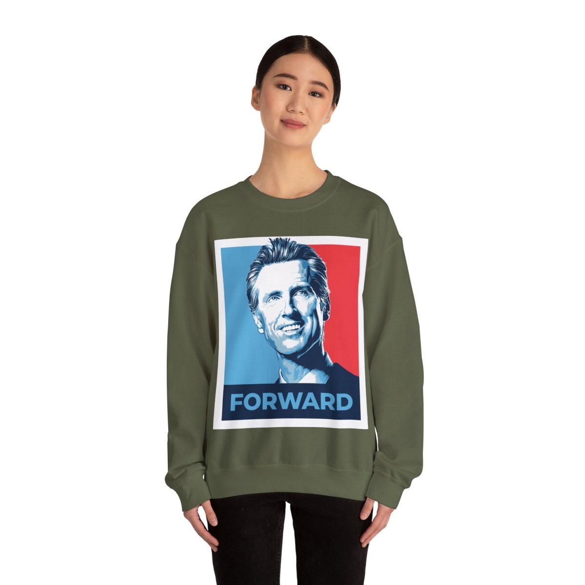Free Oppression - Sweatshirt - Gavin Newsom – Forward for Democracy Sweatshirt