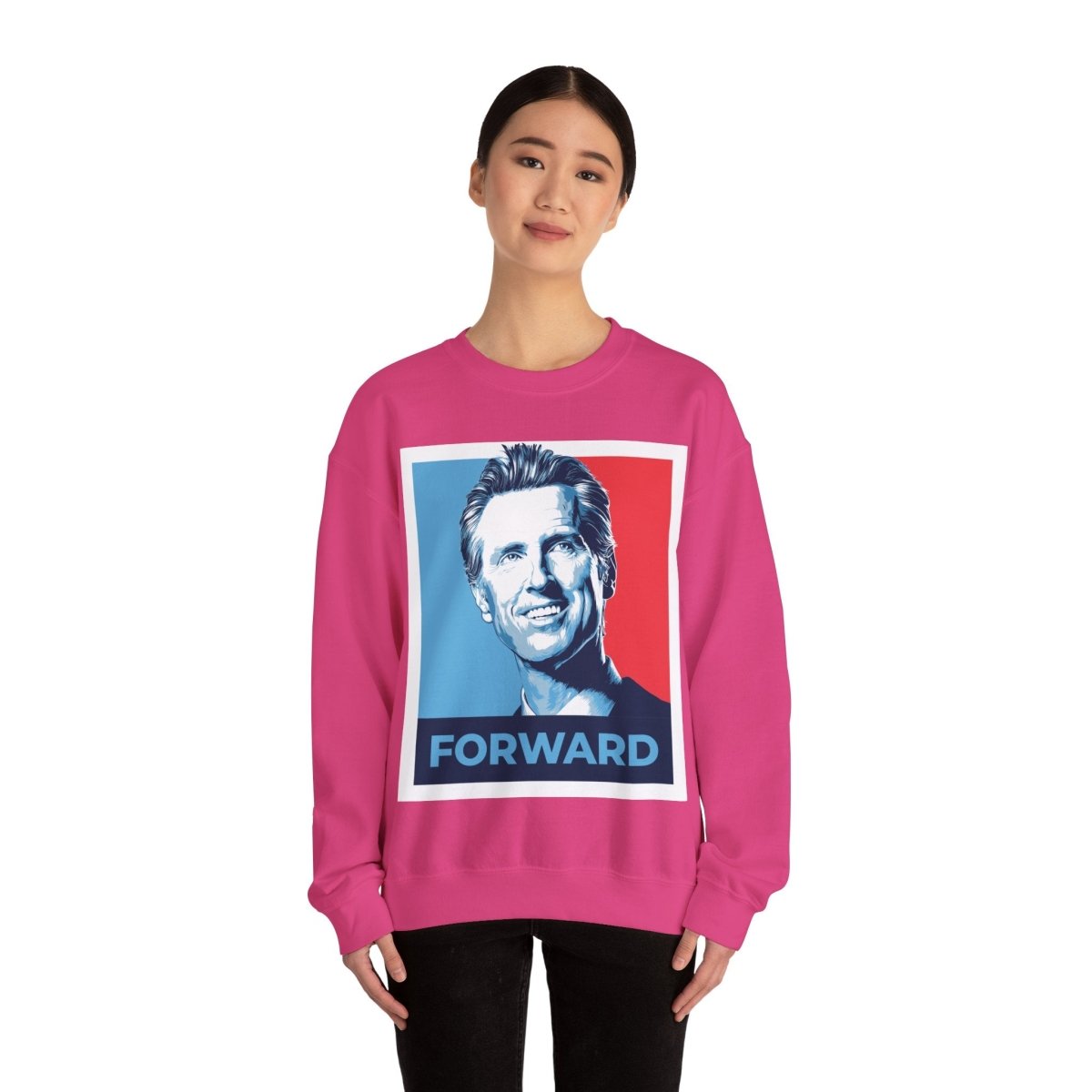 Free Oppression - Sweatshirt - Gavin Newsom – Forward for Democracy Sweatshirt