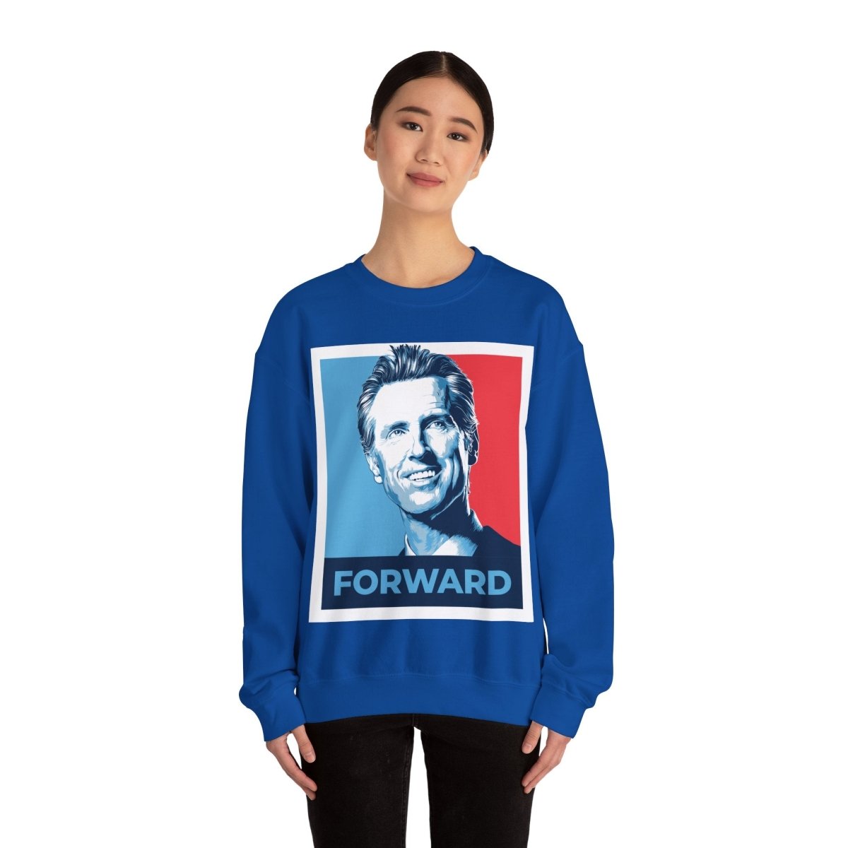 Free Oppression - Sweatshirt - Gavin Newsom – Forward for Democracy Sweatshirt