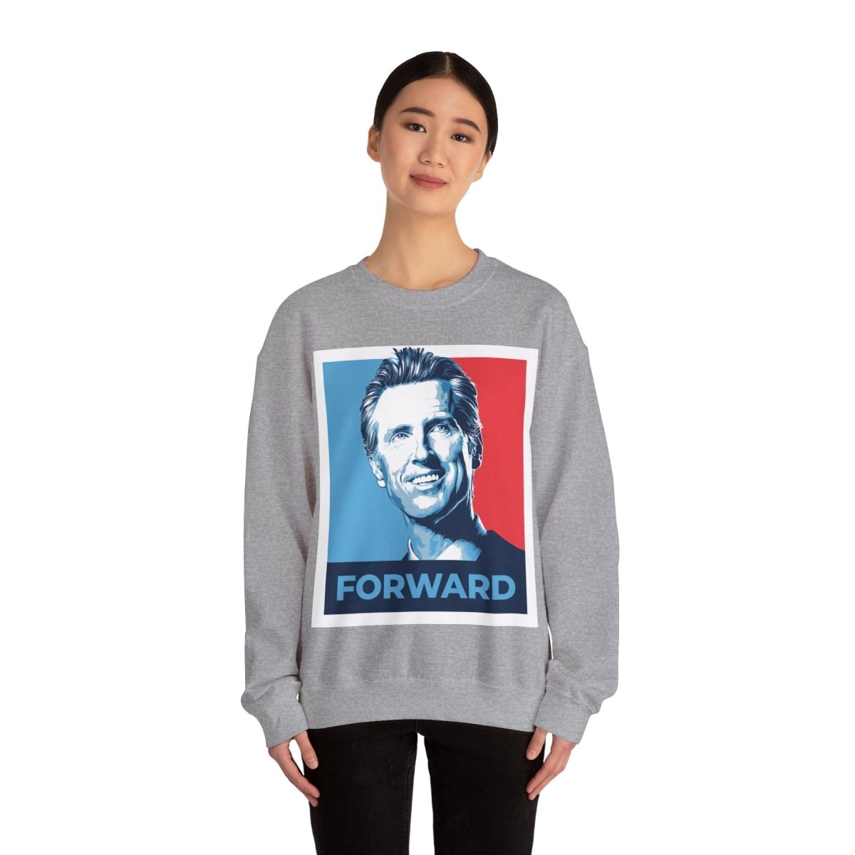 Free Oppression - Sweatshirt - Gavin Newsom – Forward for Democracy Sweatshirt