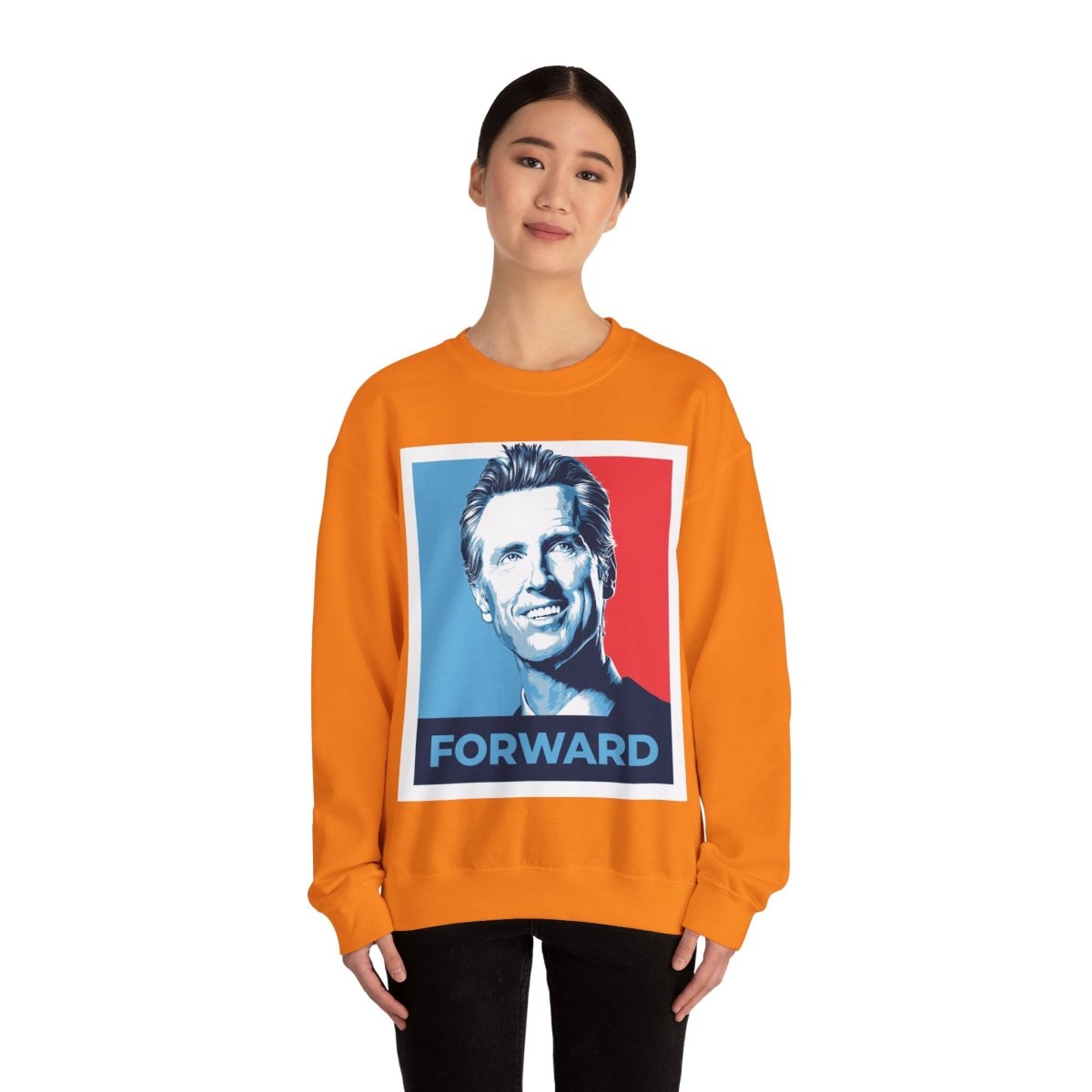 Free Oppression - Sweatshirt - Gavin Newsom – Forward for Democracy Sweatshirt