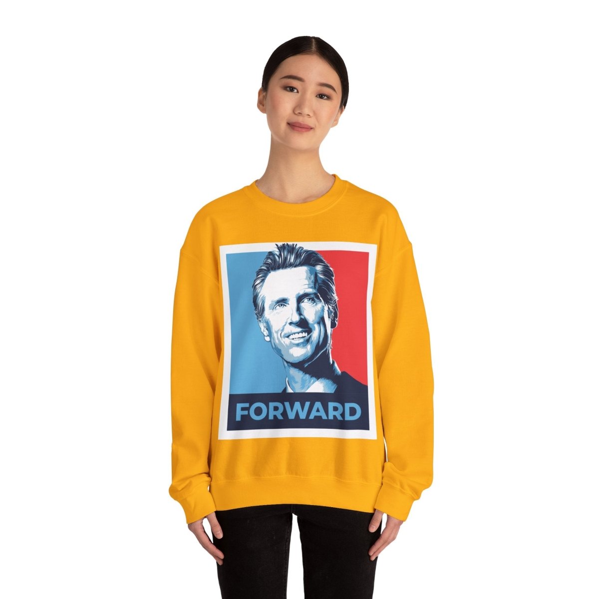Free Oppression - Sweatshirt - Gavin Newsom – Forward for Democracy Sweatshirt