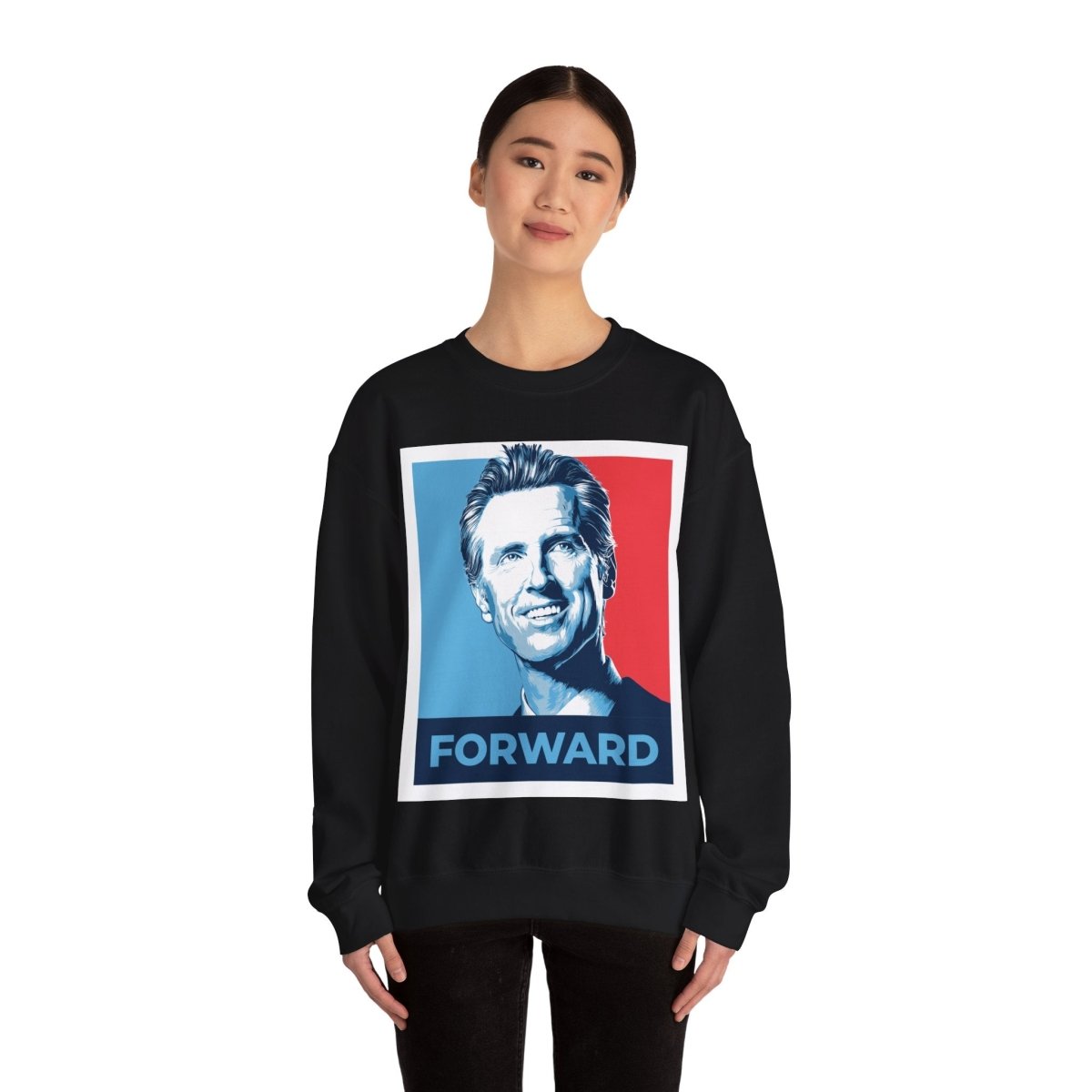 Free Oppression - Sweatshirt - Gavin Newsom – Forward for Democracy Sweatshirt