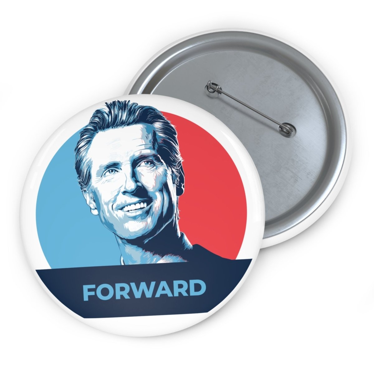 Free Oppression - Accessories - Gavin Newsom Forward - Pin Button