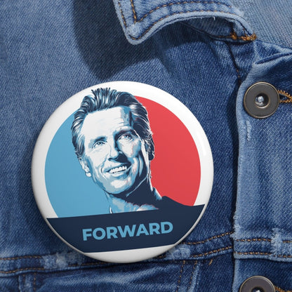 Free Oppression - Accessories - Gavin Newsom Forward - Pin Button