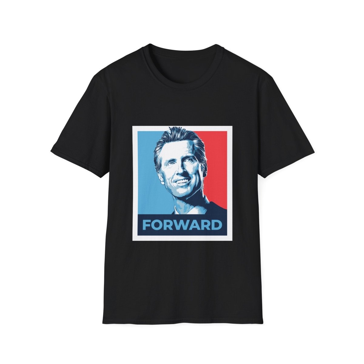 Free Oppression - T-Shirt - Gavin Newsom Forward – Pro - Democracy Campaign T-Shirt