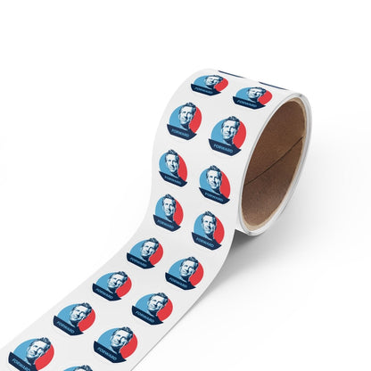 Free Oppression - Sticker Roll - Gavin Newsom "Forward" - Round Vinyl Sticker Label Rolls - Anti Trump Protest "No Kings" Antifascist Decals