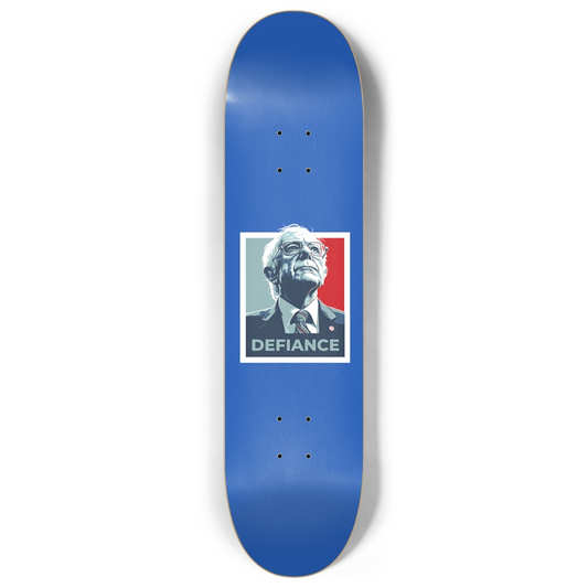 Bernie Sanders Defiance 7-Ply Canadian Maple Skateboard Deck | Protest Deck for Change
