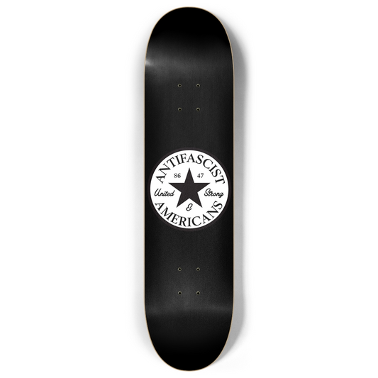Antifascist Americans Skateboard Deck – 7-Ply Canadian Maple, United & Strong Design