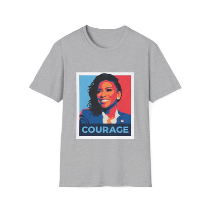 Free Oppression - T-Shirt - Jasmine Crockett Courage – Pro - Democracy Political Tee