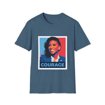 Free Oppression - T-Shirt - Jasmine Crockett Courage – Pro - Democracy Political Tee