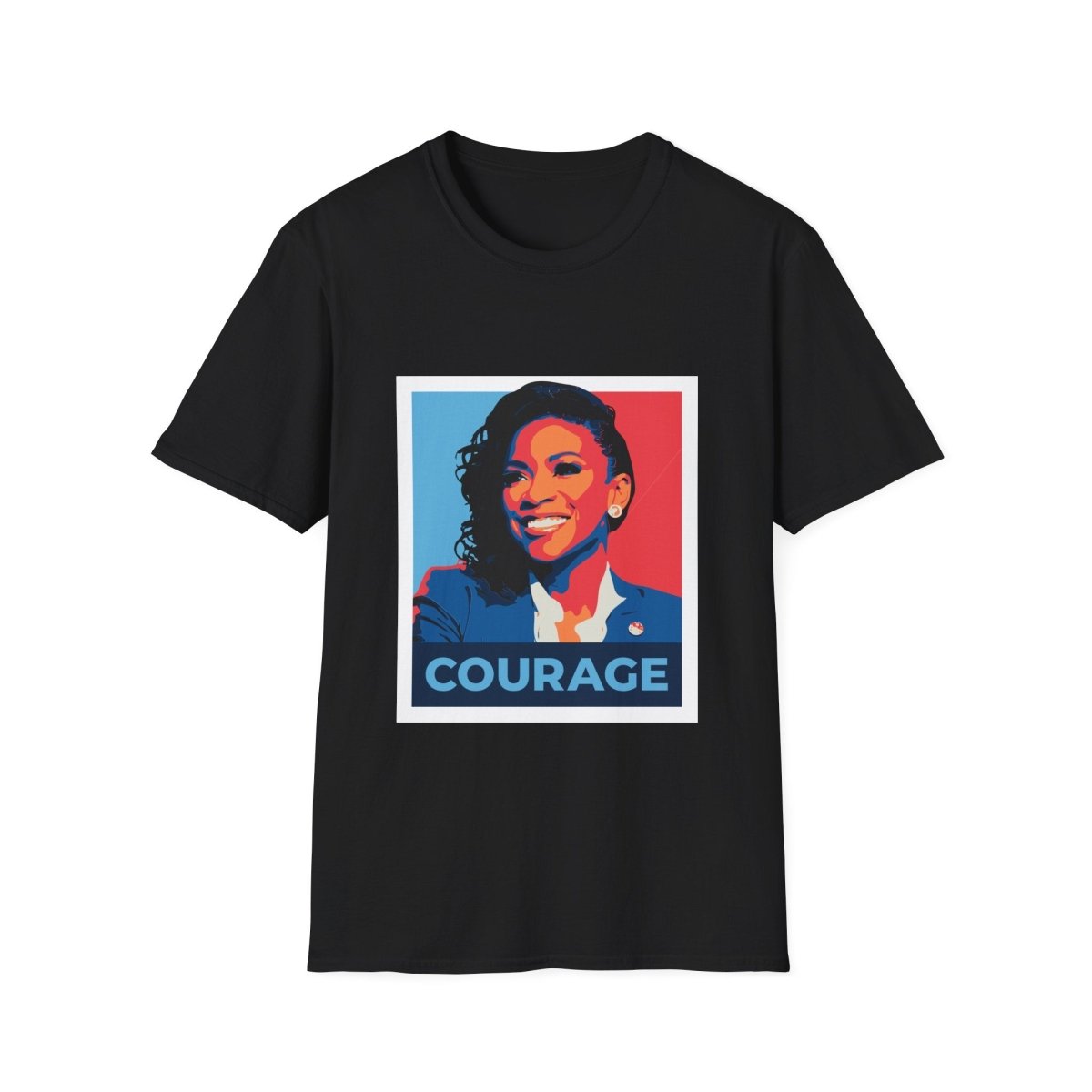 Free Oppression - T-Shirt - Jasmine Crockett Courage – Pro - Democracy Political Tee