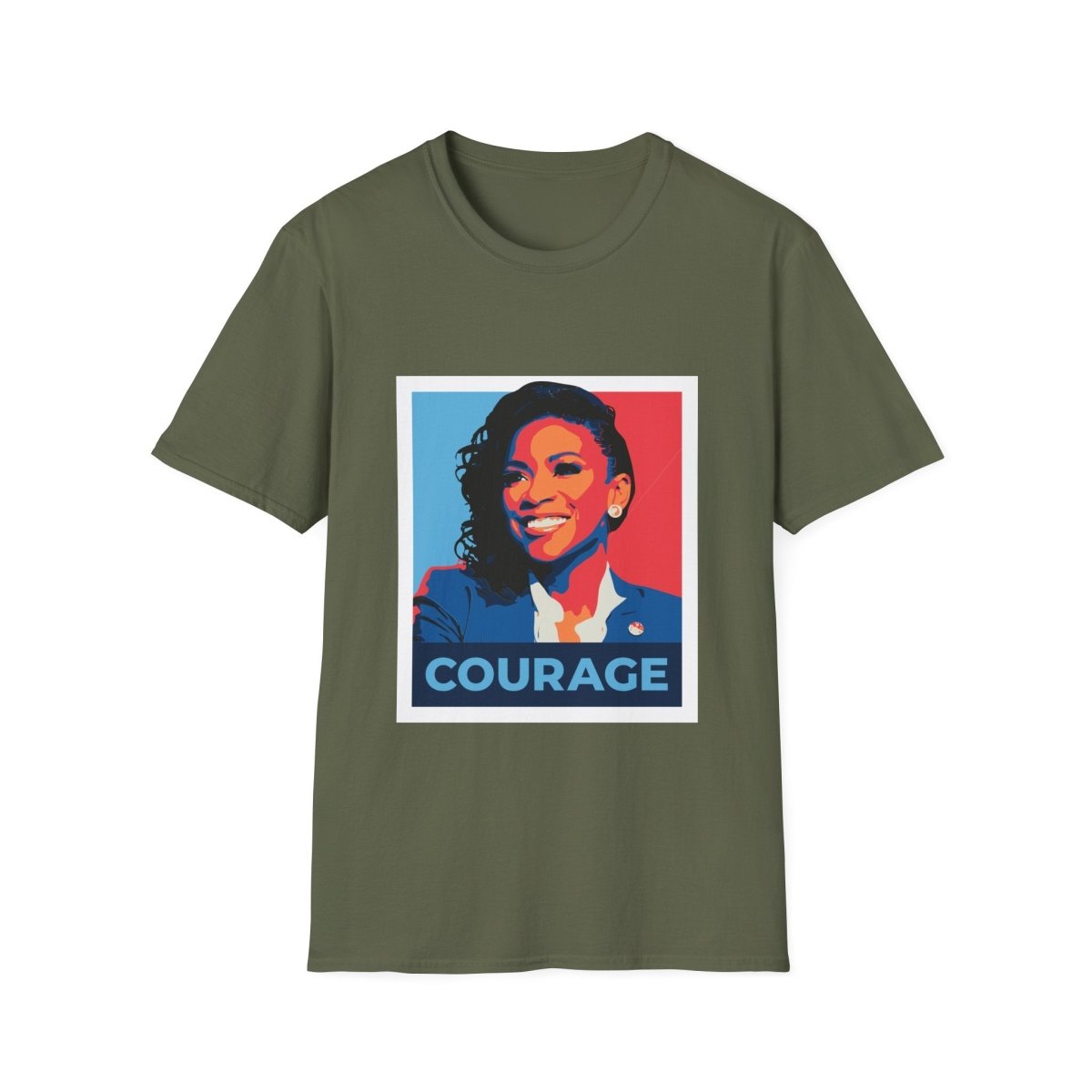 Free Oppression - T-Shirt - Jasmine Crockett Courage – Pro - Democracy Political Tee