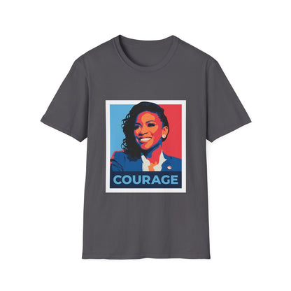 Free Oppression - T-Shirt - Jasmine Crockett Courage – Pro - Democracy Political Tee