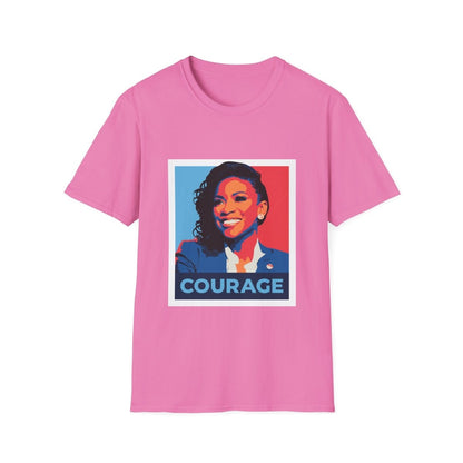 Free Oppression - T-Shirt - Jasmine Crockett Courage – Pro - Democracy Political Tee