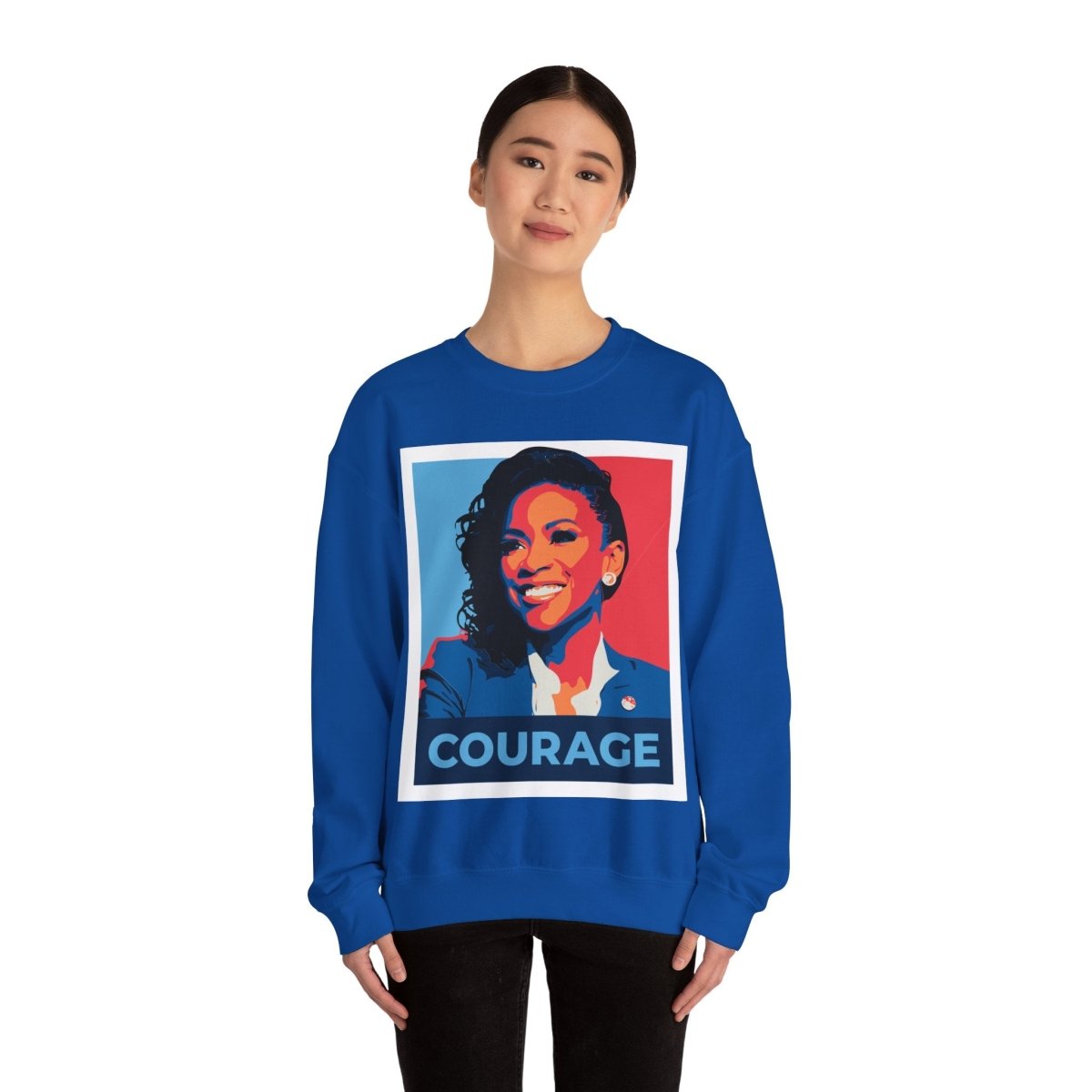 Free Oppression - Sweatshirt - Jasmine Crockett – Courage To Speak Up Sweatshirt