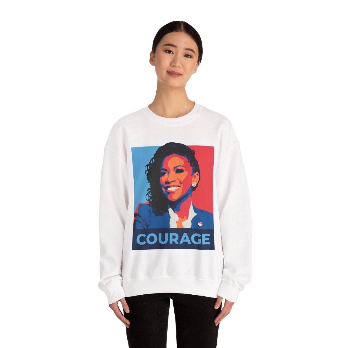 Free Oppression - Sweatshirt - Jasmine Crockett – Courage To Speak Up Sweatshirt