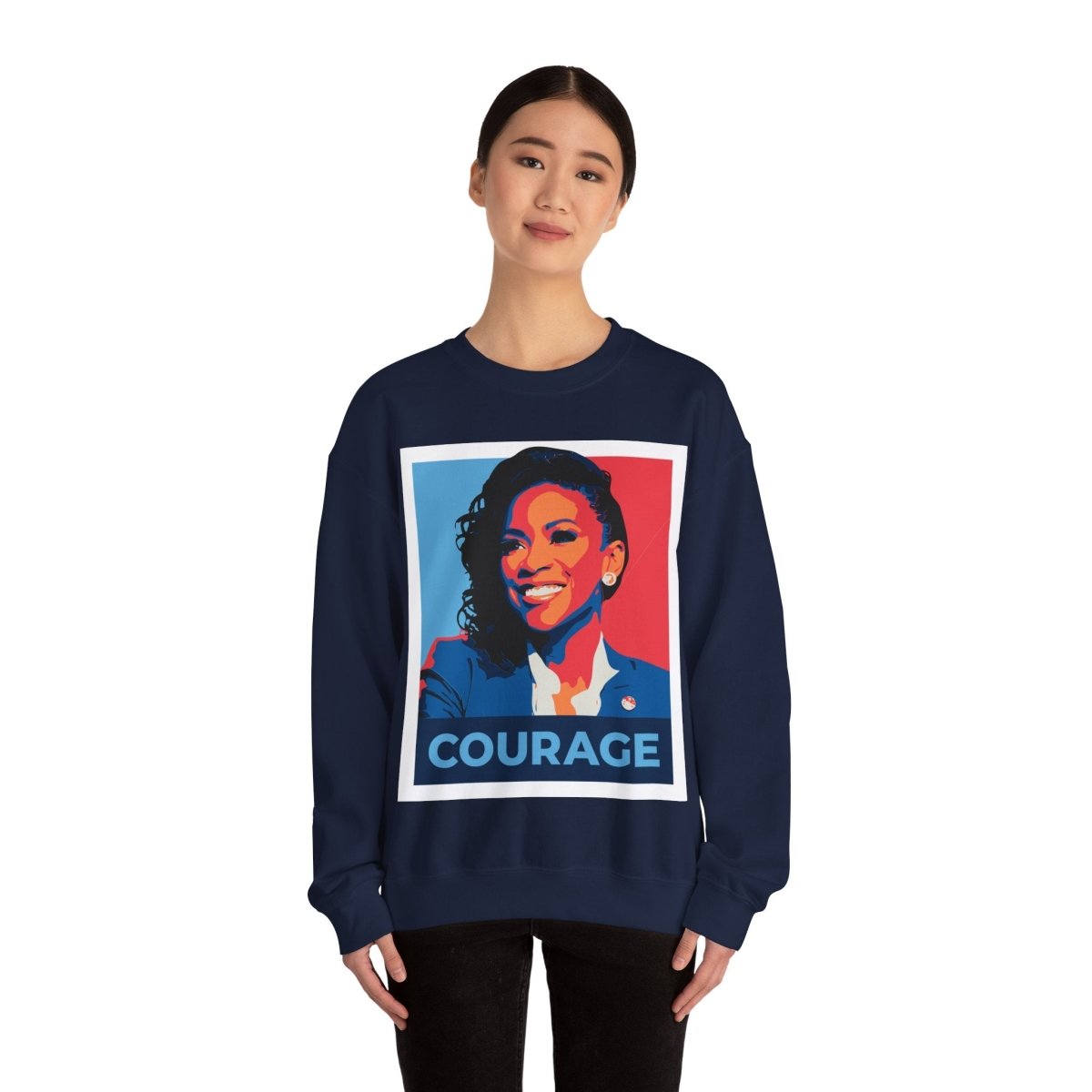 Free Oppression - Sweatshirt - Jasmine Crockett – Courage To Speak Up Sweatshirt