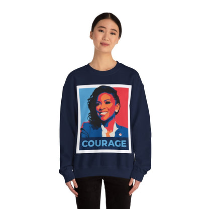 Free Oppression - Sweatshirt - Jasmine Crockett – Courage To Speak Up Sweatshirt