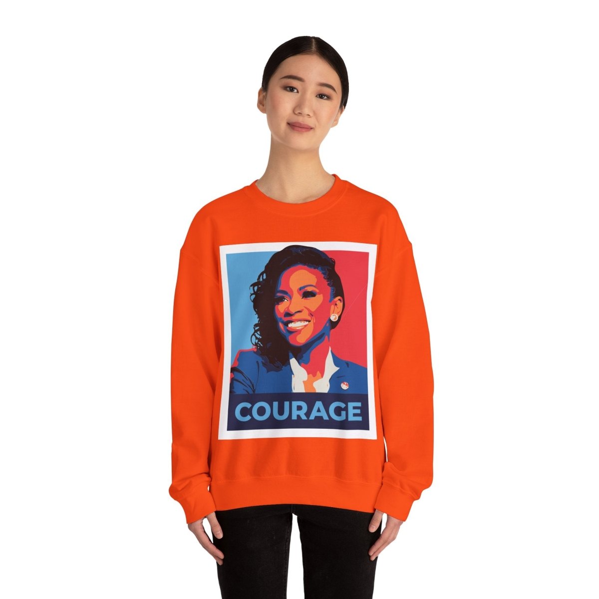 Free Oppression - Sweatshirt - Jasmine Crockett – Courage To Speak Up Sweatshirt
