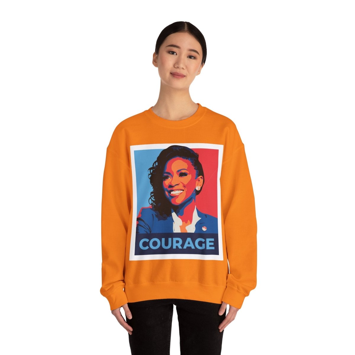 Free Oppression - Sweatshirt - Jasmine Crockett – Courage To Speak Up Sweatshirt