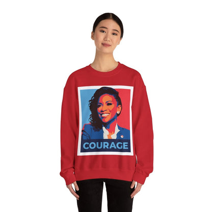 Free Oppression - Sweatshirt - Jasmine Crockett – Courage To Speak Up Sweatshirt